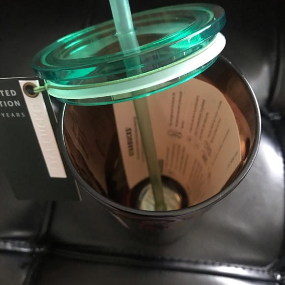 Starbucks 2021 Oil Slick 50th Anniversary Glass - Picture 2 of 2